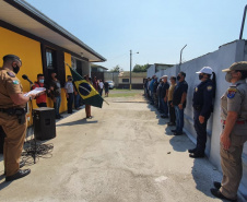 Veteranos da PM do Litoral passam a ter uma sala para atividades dentro de unidade da PM