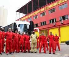 Paraná envia nova equipe de bombeiros para o Pantanal