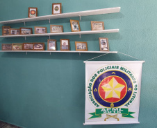 Veteranos da PM do Litoral passam a ter uma sala para atividades dentro de unidade da PM