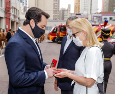  Governador entrega 15 novas viaturas para o Corpo de Bombeiros