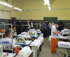 Penitenciária Central do Estado inaugura novo canteiro de trabalho para presos