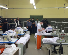 Penitenciária Central do Estado inaugura novo canteiro de trabalho para presos