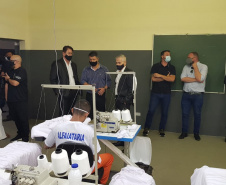 Penitenciária Central do Estado inaugura novo canteiro de trabalho para presos