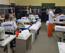 Penitenciária Central do Estado inaugura novo canteiro de trabalho para presos