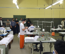 Penitenciária Central do Estado inaugura novo canteiro de trabalho para presos