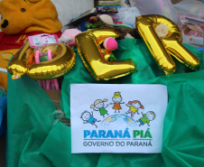 Polícia Militar doa quase 500 brinquedos a campanha Paraná Piá do Governo do Estado