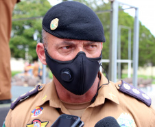 Policiais militares são homenageados durante solenidade em comemoração aos 52 anos do 13º Batalhão em Curitiba