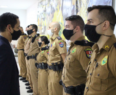 Em Maringá, Secretário da Segurança visita unidades da Polícia Militar e do Corpo de Bombeiros