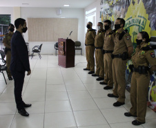 Em Maringá, Secretário da Segurança visita unidades da Polícia Militar e do Corpo de Bombeiros