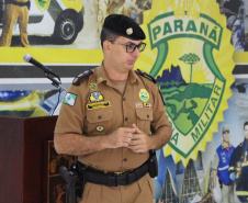 Em Maringá, Secretário da Segurança visita unidades da Polícia Militar e do Corpo de Bombeiros