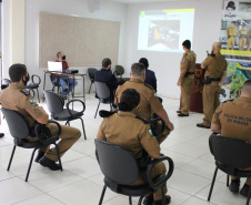 Em Maringá, Secretário da Segurança visita unidades da Polícia Militar e do Corpo de Bombeiros