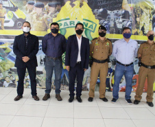 Em Maringá, Secretário da Segurança visita unidades da Polícia Militar e do Corpo de Bombeiros