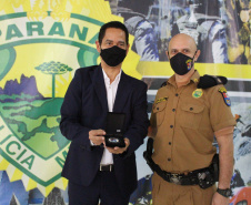 Em Maringá, Secretário da Segurança visita unidades da Polícia Militar e do Corpo de Bombeiros