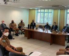 Integrantes da Segurança Pública e do Ministério Público se reúnem em Londrina