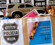  PCPR participa da campanha Paraná Piá com doação de brinquedos 