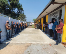 Veteranos da PM do Litoral passam a ter uma sala para atividades dentro de unidade da PM