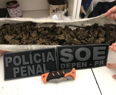 Agentes penitenciários do sudoeste impedem entrada de 1,2 quilos de maconha, celulares e outros ilícitos em unidade penal