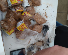 Agentes penitenciários do sudoeste impedem entrada de 1,2 quilos de maconha, celulares e outros ilícitos em unidade penal
