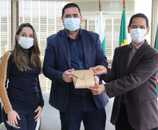 Secretário coronel Marinho recebe o diretor-geral da Seap
