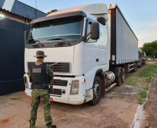Caminhões roubado e com adulteração são apreendidos pelo BPFron em Umuarama 