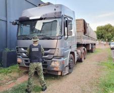 Caminhões roubado e com adulteração são apreendidos pelo BPFron em Umuarama 