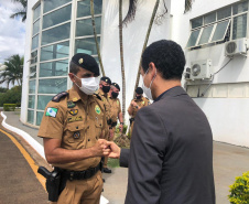 Secretário da Segurança Pública faz visita técnica em unidades da PM e Corpo de Bombeiros em Londrina