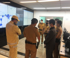 Secretário da Segurança Pública faz visita técnica em unidades da PM e Corpo de Bombeiros em Londrina