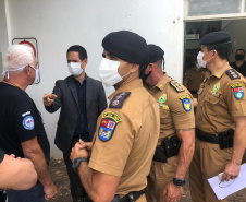 Secretário da Segurança Pública faz visita técnica em unidades da PM e Corpo de Bombeiros em Londrina