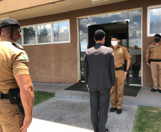 Secretário da Segurança Pública faz visita técnica em unidades da PM e Corpo de Bombeiros em Londrina