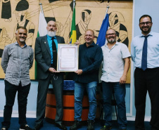 Delegado recebe título de Cidadão Honorário na cidade de Ponta Grossa