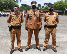 Durante solenidade, a Academia Policial Militar do Guatupê recebe novo Comandante em São José dos Pinhais, na RMC
