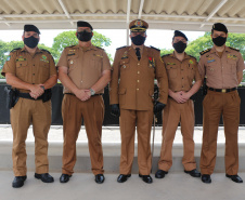 Durante solenidade, a Academia Policial Militar do Guatupê recebe novo Comandante em São José dos Pinhais, na RMC