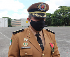 Durante solenidade, a Academia Policial Militar do Guatupê recebe novo Comandante em São José dos Pinhais, na RMC