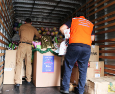 Mais de 1,5 mil brinquedos arrecadados pela Segurança Pública são entregues ao projeto Natal Voluntário