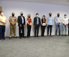 Sesp recebe representantes de empresa fornecedora de alimentação aos detentos