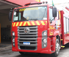 Caminhão moderno é entregue ao Corpo de Bombeiros de Matinhos, no litoral do Paraná