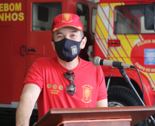 Caminhão moderno é entregue ao Corpo de Bombeiros de Matinhos, no litoral do Paraná