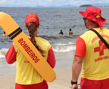 Bombeiros alertam para afogamentos no litoral