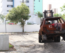 Em quatro dias, Segurança Pública retira cerca de 350 veículos de pátios de delegacias do litoral