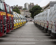 Entrega de mais 60 veículos reforça forças de segurança do Estado