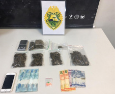 ROCAM encaminha sete pessoas, apreende drogas e recupera roupas roubadas em Curitiba
