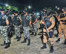 9º Batalhão mobiliza quase 100 policiais para reforçar policiamento em Paranaguá com a operação Subárea IV