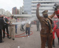 Governador participa da solenidade de troca de comando do Corpo de Bombeiros