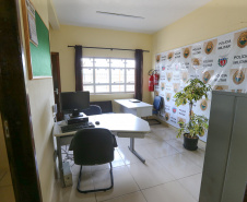 Governador inaugura sede do destacamento da PM de Entre Rios, em Guarapuava