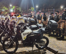 9º Batalhão mobiliza quase 100 policiais para reforçar policiamento em Paranaguá com a operação Subárea IV