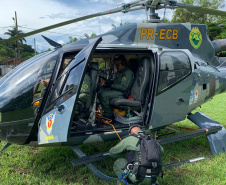 Montanhista é resgatado pelo BPMOA após cair de 15 metros no Litoral do estado