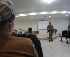 Policiais militares passam por capacitação de ciclopatrulhamento no Litoral