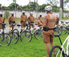 Policiais militares passam por capacitação de ciclopatrulhamento no Litoral