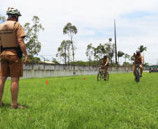 Policiais militares passam por capacitação de ciclopatrulhamento no Litoral