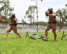 Policiais militares passam por capacitação de ciclopatrulhamento no Litoral